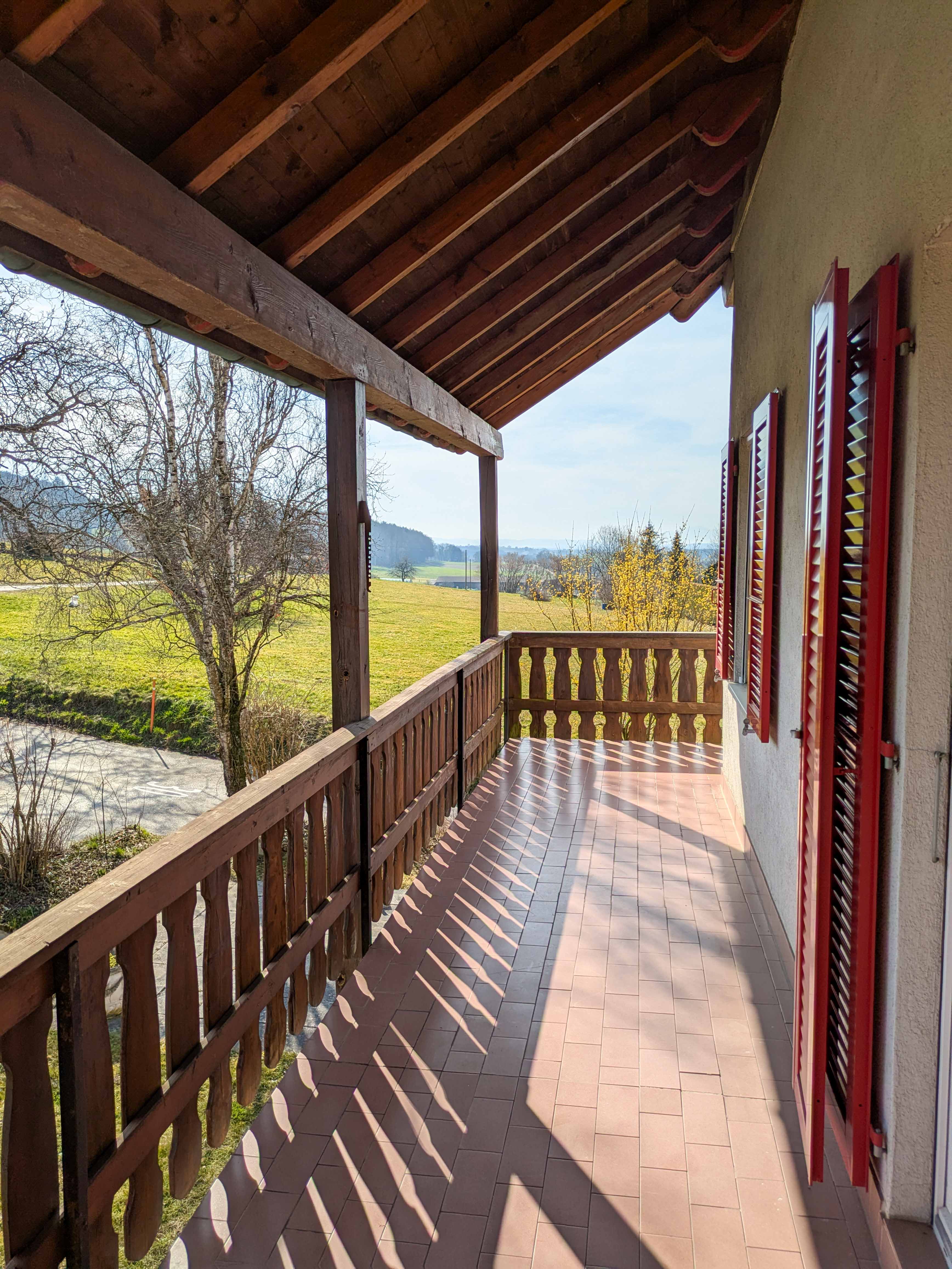 Balcon spacieux